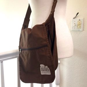 CANVAS CROSSBODY HIKING BAG OR TRAVEL